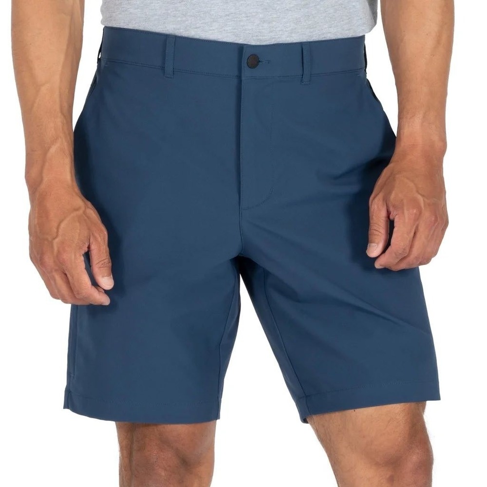 NWT Gerry Mens Tech Shorts Blue 38 2-Way Stretch UPF 30 Golf Outdoor 1841021
